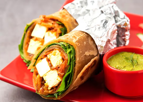 Paneer Tikka Wrap
