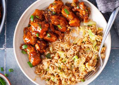 Manchurian Chicken Fried Rice