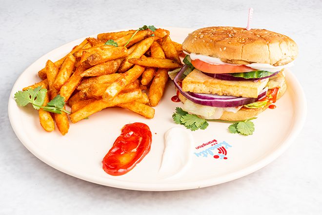Paneer Masala Burger