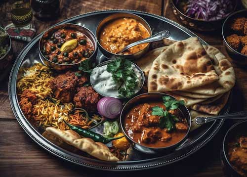 Non-Vegetable Thali Combo Plate